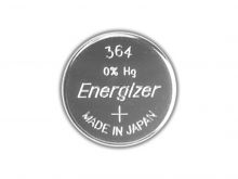 Energizer 364 363 20.5mAh 1.55V Silver Oxide Coin Cell Batteries - Bulk
