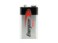 Energizer Max 522-VP 9V Alkaline Battery with Snap Connector - Bulk