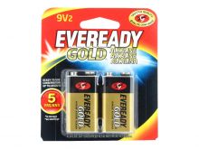 Energizer Eveready Gold A522-BP-2 9V Alkaline Battery with Snap Connector - 2 Piece Retail Card
