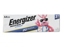 Energizer Industrial Lithium LN91 AA 3000mAh 1.5V High Energy 5A Lithium (LiFeS2) Button Top Batteries - 24 Pack