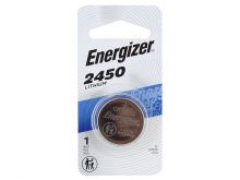 Energizer ECR2450-BP-1 620mAh 3V Lithium Primary (LiMNO2) Coin Cell Battery - 1 Piece Blister Pack