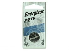 Energizer ECR2016-BP 100mAh 3V Lithium Primary (LiMNO2) Coin Cell Battery - 1 Piece Blister Pack