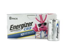 Energizer Industrial ELN1CR2 800mAh 3V Lithium Primary (LiMNO2) Button Top Battery - Box of 8