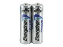 Energizer Ultimate L91 (2SHK) AA 3000mAh 1.5V High Energy 5A Lithium (LiFeS2) Button Top Batteries - 2 Piece Shrink Wrap (200 Shrinks per Case)