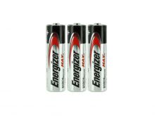 Energizer Max E91 (3SHK) AA 1.5V Alkaline Button Top Batteries - 3 Pack Shrink Wrap