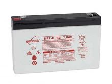 Enersys NP7-6 7Ah 6V Rechargeable Sealed Lead Acid (SLA) Battery - F1 Terminal