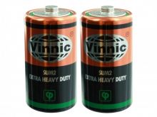 Vinnic Extra Heavy Duty ER14MSG (2SHK) C 2740mAh 1.5V Zinc Chloride Batteries - 2 Pack Shrink Wrap (144 Shrink Packs per Case)