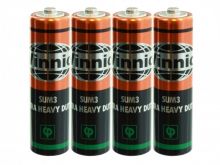 Vinnic Extra Heavy Duty ER6MSG (4SHK) AA 940mAh 1.5V Zinc Chloride Batteries - 4 Pack Shrink Wrap (200 Shrink Packs per Case)