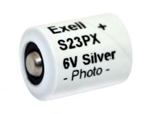 Exell S23PX 116mAh 6V Silver Oxide (Zn/Ag20) Camera Battery
