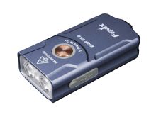 Fenix E03R-V2 USB-C Rechargeable LED Keychian Flashlight - 400 Lumens - Uses Built-in 400mAh Li-ion Battery Pack - Blue