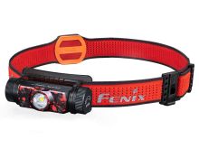 Fenix HM62-T Lightweight Trail Running LED Headlamp - 1200 Lumens - Luminus SST40 - Includes 1 x USB-C Rechargeable 18650 - Magma