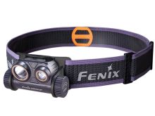 Fenix HM65R-DT USB-C Rechargeable LED Headlamp - 1300 Lumens - Luminus SST40 and SST20 - Includes 1 x 18650 - Purple
