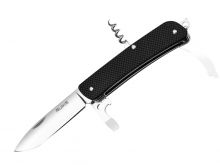 Fenix Ruike L21-B Folding Multifunction Knife - 3.35-inch Straight Edge, Clip Point, 12 Featured Tools - Black