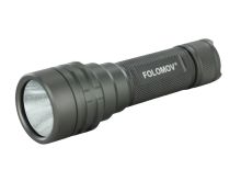 Folomov 18650L LED Flashlight - LUMINUS SST-40 - 1600 Lumens - Includes 1 x 18650 with Built-in Micro USB Charge Port