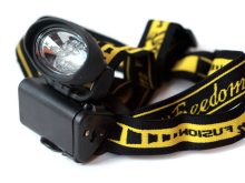 LRI Photon Freedom Fusion LED Headlamp - Uses 3 x AA - Includes Batteries - Blue Beam with Secondary Red Beam, or Red Beam with Secondary Yellow Beam