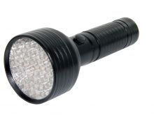 Golden Gadgets 68 UV LED Flashlight - Runs on 4 x AAA Batteries - Black