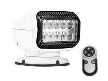 GoLight GT LED Permanent Mount Spotlight with Wireless Handheld Remote - White