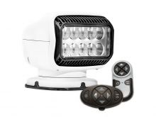 GoLight GT LED Permanent Mount Spotlight with Wireless Handheld and Dash Mount Remotes - White