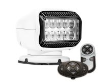 GoLight GT LED Permanent Mount Spotlight with Wireless Handheld and Dash Mount Remotes - Available in White (20074GT) and Black (20574GT)