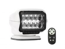 GoLight Stryker ST LED Portable Mount Spotlight with Magnetic Base and Wireless Handheld Remote - White (30005ST)