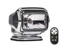 GoLight Stryker ST Halogen Portable Spotlight with Magnetic Base and Wireless Hand-held Remote - Chrome