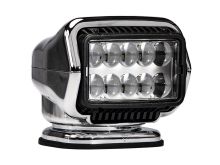 GoLight Stryker ST LED Portable Mount Spotlight with Wireless Handheld Remote and Magnetic Base - Chrome
