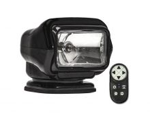 GoLight Stryker ST Halogen Portable Spotlight with Magnetic Base and Wireless Hand-held Remote - Black