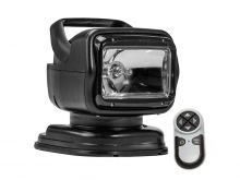 GoLight GT Halogen Portable Mount Spotlight with Wireless Handheld Remote and Magnetic Shoe - Black