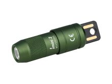 Olight iMini 2 Rechargeable LED Keylight - 50 Lumens - Uses Built-in 3.7V 80mAh Li-ion Battery Pack - OD Green