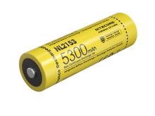 Nitecore NL2153 21700 5300mAh 3.6V Protected Lithium Ion (Li-ion) Button Top Battery