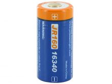 JETBeam JR160 16340 700mAh 3.7V Protected Lithium Ion (Li-ion) Button Top Battery with Micro USB Charging Port