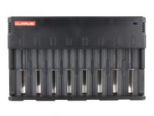 Klarus C8 Charger - 8 bay - For use with Li-ion, NiMH, NiCd Batteries