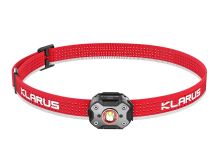 Klarus HM3 Super Lightweight Rechargeable LED Headlamp - 670 Lumens - Uses Built-in 200mAh Li-ion Battery Pack - Red