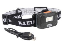 Klein Tools Rechargeable Light Array LED Headlamp with Adjustable Strap - 260 Lumens - Uses Built-In Li-ion Battery Pack (56049)