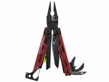 Leatherman SIGNAL Multi-Tool - Black Nylon Sheath - Crimson - Box