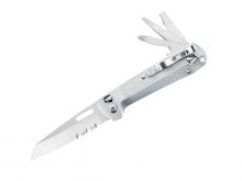 Leatherman Free K2x Pocket Size Multi-Purpose Knife - Silver - Peg