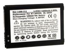 Empire BLI-1496-2-2 2200mAh 3.8V Replacment Lithium Ion (Li-Ion) Battery for Various LG Smartphones