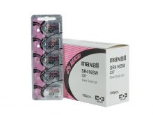 Maxell SR416SW 337 8.3mAh 1.55V Silver Oxide Button Cell Battery - Hologram Packaging - 1 Piece Tear Strip, Sold Individually