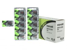 Maxell SR721SW 362 25mAh 1.55V Silver Oxide Button Cell Battery - Hologram Packaging - 1 Piece Tear Strip, Sold Individually