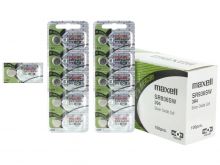 Maxell SR936SW 394 71mAh 1.55V Silver Oxide Button Cell Battery - Hologram Packaging - 1 Piece Tear Strip, Sold Individually