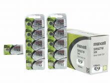 Maxell SR927W 399 60mAh 1.55V Silver Oxide Button Cell Battery - Hologram Packaging - 1 Piece Tear Strip, Sold Individually
