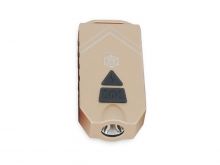 MecArmy SGN7icro microUSB Rechargeable Personal Attack Alarm Flashlight - CREE XP-G2 S4 LED - 550 Lumens - Includes Built-In 650mAh Battery Pack - Gold