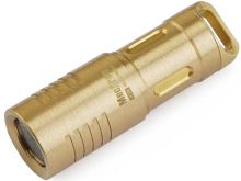 MecArmy X3S Rechargeable Keychain Light - CREE XP-G2 LED - 130 Lumens - Includes 1 x 10180 - Brass
