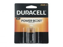 Duracell Coppertop Power Boost MN2400-B2 AAA LR03 1.5V Alkaline Button Top Batteries (MN2400B2) - 2 Piece Retail Card