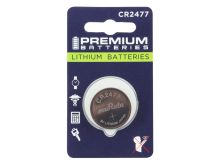 Murata CR2477X 1000mAh 3V Lithium Primary (LiMnO2) Coin Cell Watch Battery - 1 Piece Retail Card