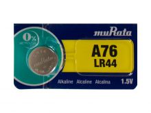 Murata LR44 1.5V 120mAh Alkaline Coin Cell Battery - 1 Piece Tear Strip