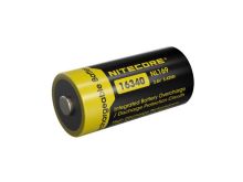 Nitecore NL169 RCR123A / 16340 950mAh 3.6V Protected Lithium Ion (Li-ion) Button Top Battery