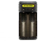 Nitecore Q2 2-Bay Quick Charger for Li-Ion, IMR Batteries - Blackberry