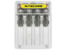 Nitecore Q4 4-Bay Quick Charger for Li-Ion, IMR Batteries - Lemonade