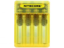 Nitecore Q4 4-Bay Quick Charger for Li-Ion, IMR Batteries - Juicy Mango